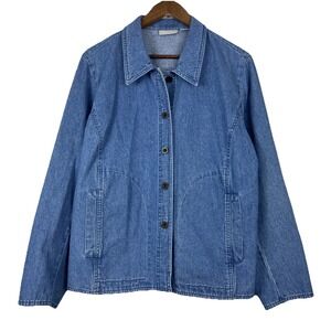Veste En Denim Bleu Liz Claiborne - Taille M - Occasion Très Bon état